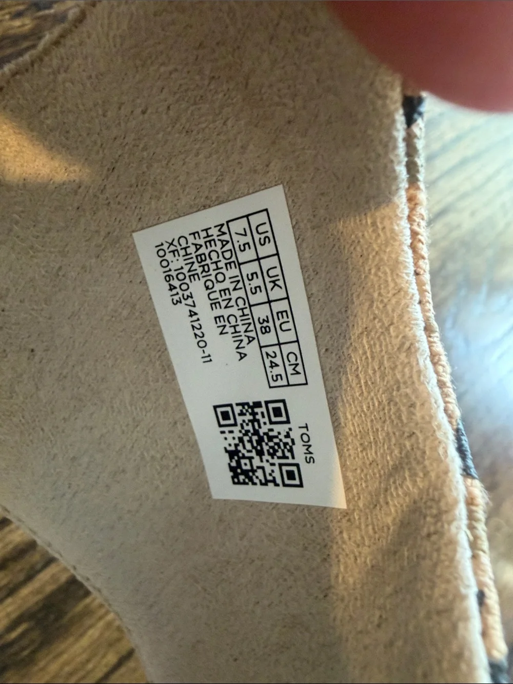 Toms Leopard Print Wedge Sandals - Tan/Black